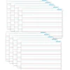 Ashley Dry Erase<Productions® Smart Poly® PosterMat Pals® Space Savers Handwriting, 1" Ruling, 13" x 9.5", Pack of 10 (ASH97001)
