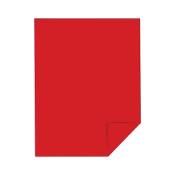 Astrobrights Card Stock<65 lb. Cardstock Paper, 8.5" x 11", Re-Entry Red, 250 Sheets/Pack (22751)