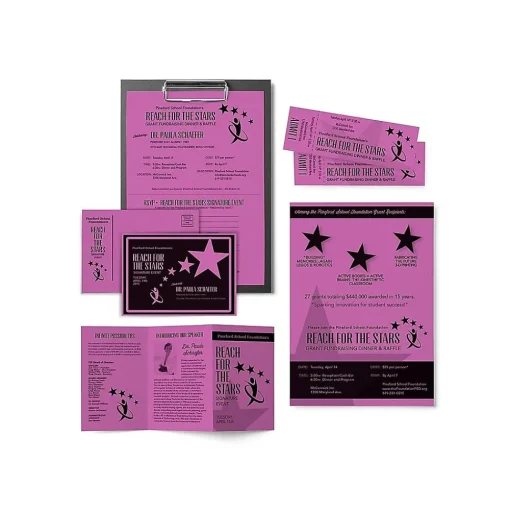 Astrobrights Card Stock<65 lb. Cardstock Paper, 8.5" x 11", Planetary Purple, 250 Sheets/Pack (22871)