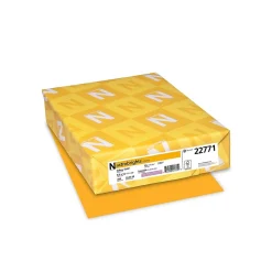 Astrobrights Card Stock<65 lb. Cardstock Paper, 8.5" x 11", Galaxy Gold, 250 Sheets/Pack (WAU22771)
