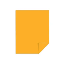 Astrobrights Card Stock<65 lb. Cardstock Paper, 8.5" x 11", Galaxy Gold, 250 Sheets/Pack (WAU22771)