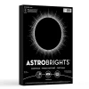 Astrobrights Card Stock<65 lb. Cardstock Paper, 8.5" x 11", Eclipse Black, 100 Sheets/Pack (22024-01)
