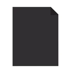 Astrobrights Card Stock<65 lb. Cardstock Paper, 8.5" x 11", Eclipse Black, 100 Sheets/Pack (22024-01)