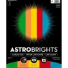 Astrobrights Card Stock<65 lb. Cardstock Paper, 8.5" x 11", Primary Assortment, 100 Sheets/Ream (91646)