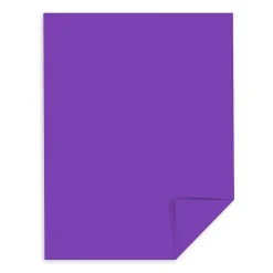 Astrobrights Card Stock<65 lb. Cardstock Paper, 8.5" x 11", Purple, 250 Sheets/Pack (WAU21971)