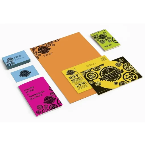 Astrobrights Card Stock<65 lb. Cardstock Paper, 8.5" x 11", Bright Assortment, 50 Sheets/Pack (99326-01)