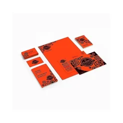 Astrobrights Card Stock<65 lb. Cardstock Paper, 8.5" x 11", Orbit Orange, 250 Sheets/Pack (WAU22761)