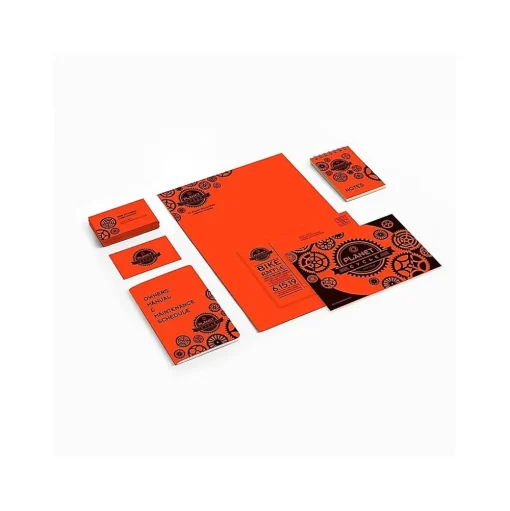 Astrobrights Card Stock<65 lb. Cardstock Paper, 8.5" x 11", Orbit Orange, 250 Sheets/Pack (WAU22761)