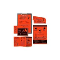 Astrobrights Card Stock<65 lb. Cardstock Paper, 8.5" x 11", Orbit Orange, 250 Sheets/Pack (WAU22761)