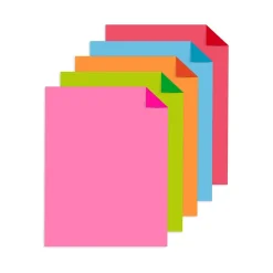 Astrobrights Card Stock<70 lb. Cardstock Paper, 8.5" x 11", Double Color Assortment, 80 Sheets/Ream (91668)