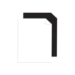 Astrobrights Card Stock<65 lb. Cardstock Paper, 8.5" x 11", Black/White, 100 Sheets/Ream (91647)