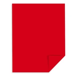 Astrobrights Card Stock<65 lb. Cardstock Paper, 8.5" x 11", Re-Entry Red, 2,000 Sheets/Carton (22751CT)