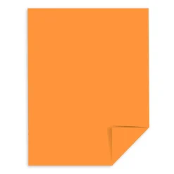 Astrobrights Card Stock<65 lb. Cardstock Paper, 8.5" x 11", Cosmic Orange, 2,000 Sheets/Carton (22851CT)