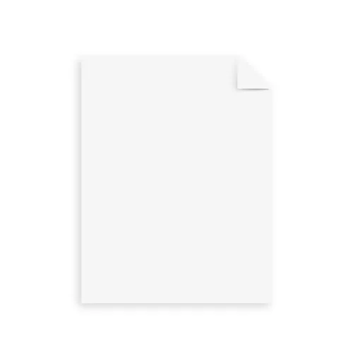 Astrobrights Card Stock<65 lb. Cardstock Paper, 8.5" x 11", Astro White, 150 Sheets/Pack (98251)