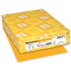 Astrobrights Multipurpose Paper<30% Recycled Colored Paper, 24 lbs., 8.5" x 11", Galaxy Gold, 500 Sheets/Ream (22571)