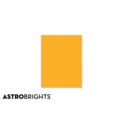Astrobrights Multipurpose Paper<30% Recycled Colored Paper, 24 lbs., 8.5" x 11", Galaxy Gold, 500 Sheets/Ream (22571)