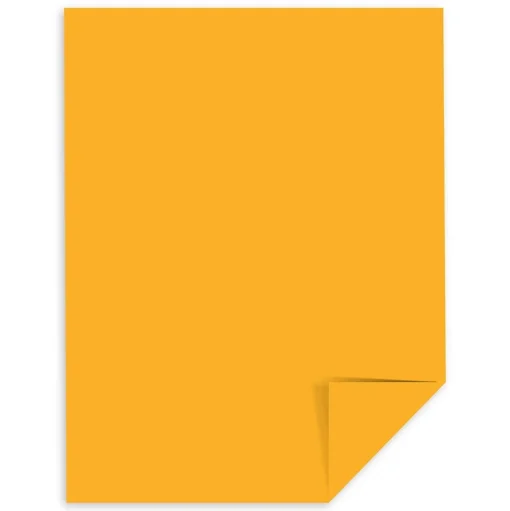 Astrobrights Multipurpose Paper<30% Recycled Colored Paper, 24 lbs., 8.5" x 11", Galaxy Gold, 500 Sheets/Ream (22571)