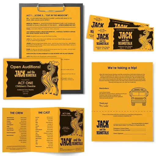 Astrobrights Multipurpose Paper<30% Recycled Colored Paper, 24 lbs., 8.5" x 11", Galaxy Gold, 500 Sheets/Ream (22571)