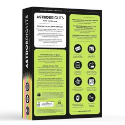 Wausau Paper Large Quantity Paper<Astrobrights Color Paper, 8.5" x 11", 24 lb., Neon Assorted Colors, 500/Ream (20270)