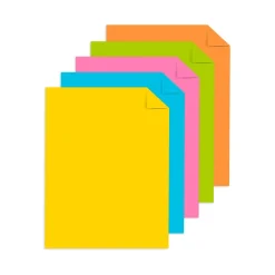 Astrobrights Multipurpose Paper<Colored Paper, 24 lbs., 8.5" x 11", Radiant Assortment, 300 Sheets/Ream (91642)