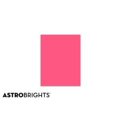 Astrobrights Multipurpose Paper<Colored Paper, 24 lbs., 8.5" x 11", Plasma Pink, 500 Sheets/Ream (22119)