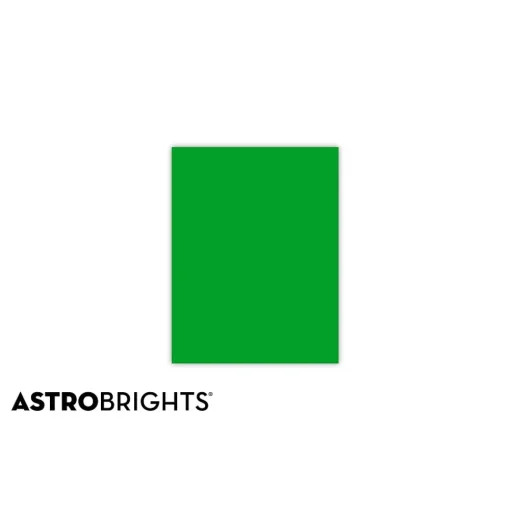 Astrobrights Multipurpose Paper<Colored Paper, 24 lbs., 8.5" x 11", Gamma Green, 500 Sheets/Ream (22541)