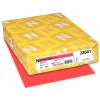 Astrobrights Multipurpose Paper<Colored Paper, 24 lbs., 8.5" x 11", Rocket Red, 500 Sheets/Ream (22641)
