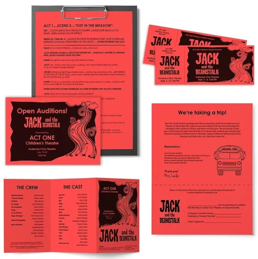 Astrobrights Multipurpose Paper<Colored Paper, 24 lbs., 8.5" x 11", Rocket Red, 500 Sheets/Ream (22641)