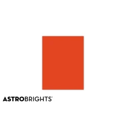 Astrobrights Multipurpose Paper<Colored Paper, 24 lbs., 8.5" x 11", Orbit Orange, 500 Sheets/Ream (22561)