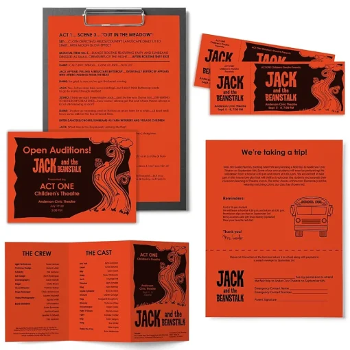 Astrobrights Multipurpose Paper<Colored Paper, 24 lbs., 8.5" x 11", Orbit Orange, 500 Sheets/Ream (22561)
