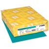 Astrobrights Multipurpose Paper<Colored Paper, 24 lbs., 8.5" x 11", Terrestrial Teal, 500 Sheets/Ream (21849/22479)