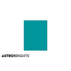 Astrobrights Multipurpose Paper<Colored Paper, 24 lbs., 8.5" x 11", Terrestrial Teal, 500 Sheets/Ream (21849/22479)