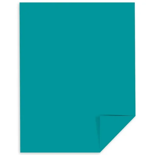 Astrobrights Multipurpose Paper<Colored Paper, 24 lbs., 8.5" x 11", Terrestrial Teal, 500 Sheets/Ream (21849/22479)
