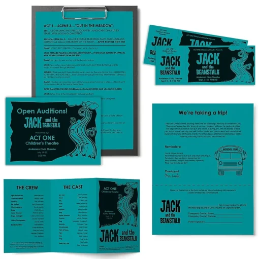 Astrobrights Multipurpose Paper<Colored Paper, 24 lbs., 8.5" x 11", Terrestrial Teal, 500 Sheets/Ream (21849/22479)