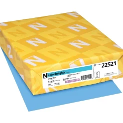 Astrobrights Multipurpose Paper<Colored Paper, 24 lbs., 8.5" x 11", , 500 Sheets/Ream (22521/21528)
