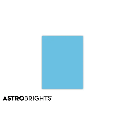 Astrobrights Multipurpose Paper<Colored Paper, 24 lbs., 8.5" x 11", , 500 Sheets/Ream (22521/21528)