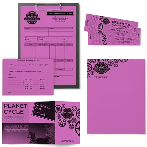 Astrobrights Multipurpose Paper<Colored Paper, 24 lbs., 8.5" x 11", , 500 Sheets/Ream (21946)