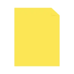 Astrobrights Large Quantity Paper<Punchy Pastels 8.5" x 11" Colored Paper, 24 lbs., Lively Lemon, 200 Sheets/Pack (91739)