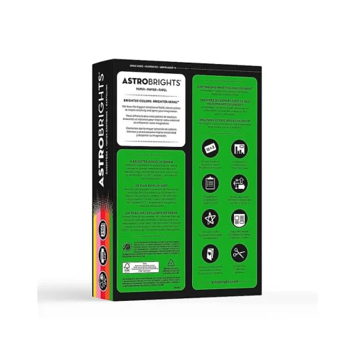 Astrobrights Card Stock<Vintage Cardstock Paper, 65 lbs, 8.5" x 11", , 250/Pack (21003/22003)