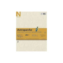 Astroparche Card Stock<65 lb. Cardstock Paper, 8.5" x 11", Natural, 250 Sheets/Pack (26428/27428)