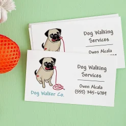 Avery Business Cards<Clean Edge Business Cards, 2" x 3 1/2", Matte White, 1000 Per Pack (8870)