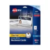 Avery Business Cards<Clean Edge Business Cards, 3.5"W x 2"H, Glossy White, 200/Pack (8879)
