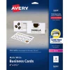 Avery Business Cards<Microperforated Business Cards, 2" x 3 1/2", Matte White, 250 Per Pack (5371)