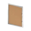 Azar Bulletin<Cork Enclosed Bulletin Board, Aluminum Frame, 42.32" x 32.09" (300231)