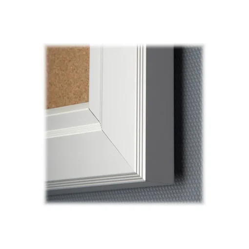 Azar Bulletin<Cork Enclosed Bulletin Board, Aluminum Frame, 42.32" x 32.09" (300231)