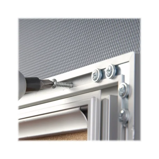 Azar Bulletin<Cork Enclosed Bulletin Board, Aluminum Frame, 42.32" x 32.09" (300231)