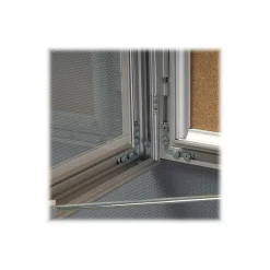 Azar Bulletin<Cork Enclosed Bulletin Board, Aluminum Frame, 42.32" x 32.09" (300231)