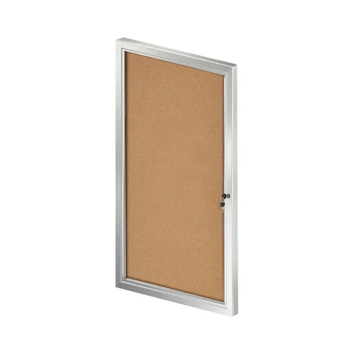Azar Bulletin<Cork Enclosed Bulletin Board, 42.32" x 23.03" (300232)