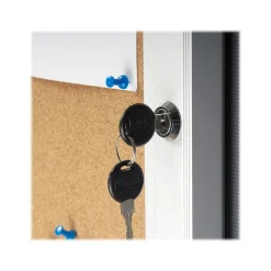 Azar Bulletin<Cork Enclosed Bulletin Board, 42.32" x 23.03" (300232)