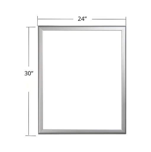 Azar Dry Erase<Dry-Erase Whiteboard, Aluminum Frame, 30" x 24" (300229)